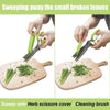Five Blade Stainless Steel Herb Scissors