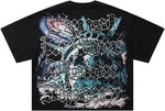Oversized Printed Graphic T-Shirt