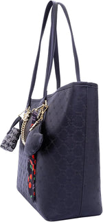 Juicy Couture Embossed Monogram Tote Bag
