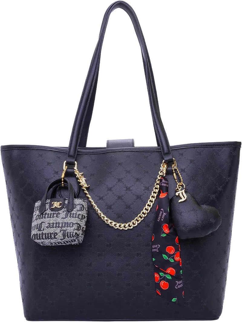 Juicy Couture Embossed Monogram Tote Bag