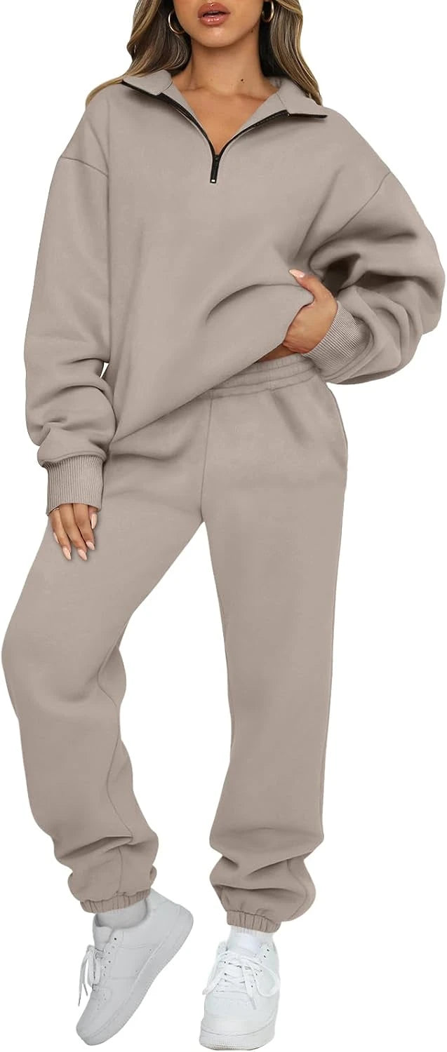 Fleece Half Zip Sweatsuit
