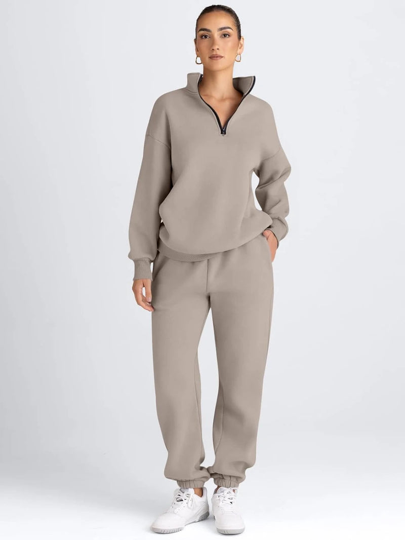 Fleece Half Zip Sweatsuit