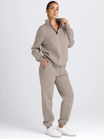 Fleece Half Zip Sweatsuit