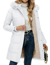 Womens Sherpa Lined Winter Coat