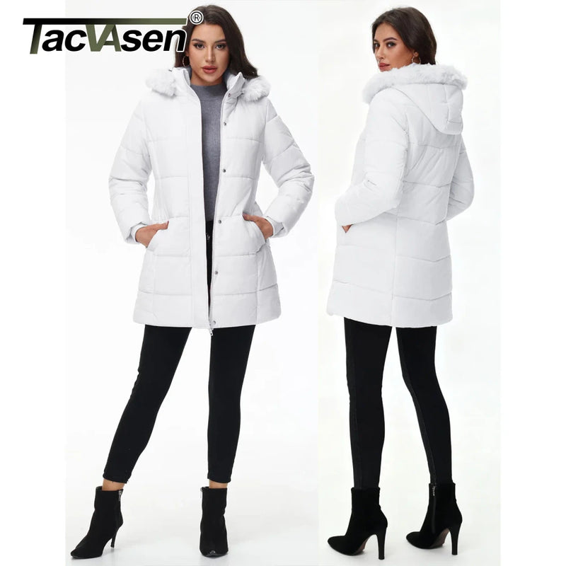 Womens Sherpa Lined Winter Coat