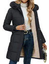 Womens Sherpa Lined Winter Coat