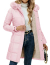 Womens Sherpa Lined Winter Coat