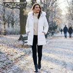 Womens Sherpa Lined Winter Coat