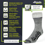 Alvada Merino Wool Crew Socks