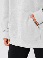 Oversized Fleece Pullover Hoodie
