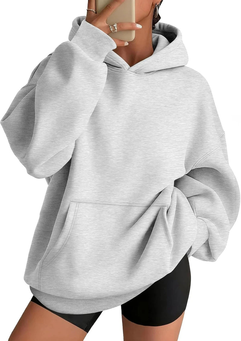 Oversized Fleece Pullover Hoodie