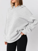 Oversized Fleece Pullover Hoodie