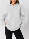 Oversized Fleece Pullover Hoodie
