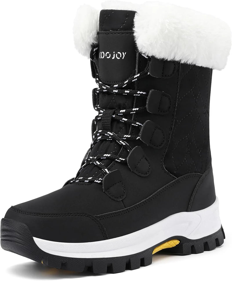 Waterproof Furry Winter Snow Boots