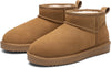 Suede Wool Winter Ankle Boots