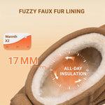 Suede Wool Winter Ankle Boots