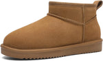 Suede Wool Winter Ankle Boots