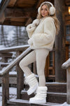 Faux Fur Mid-Calf Snow Boots